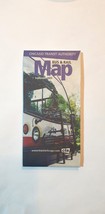 Rare Chicago City Bus &amp; Rail Map by Chicago Transit Authority from 2003 ... - $498.05 MXN