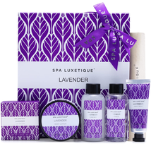 Mother&#39;s Day Gifts for Mom Women Her, Spa Luxetique Lavender Spa Set, Bath Set f - £29.38 GBP