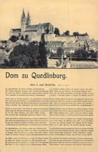 DOM zu QUEDLINBURG GERMANY~OTTO I und HEINRICH~PHOTO POSTCARD - £9.36 GBP