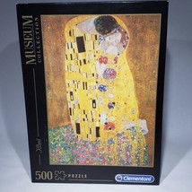 Gustav Klimt The Kiss 500 Piece Jigsaw Puzzle Clementoni EUC Complete - $14.95