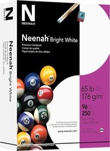 Neenah Premium Cardstock, 8.5&quot; x 11&quot;, 65 lb/176 gsm, Bright White, 250 S... - €11,11 EUR