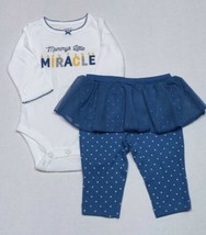 Carter&#39;s Hanukkah Outfit For Girls Newborn 3 18 or 24 Months Miracle - $2.99