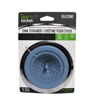 Ideal Kitchen Blue Gray Silicone Sink Strainer - $4.95