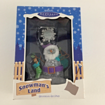 Hallmark Keepsake Christmas Ornament Snowman&#39;s Land Snow Ho Ho Vintage 2003 - £13.33 GBP