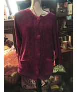 BIYA Lovely Burgundy Cardigan Size 2 - $29.70