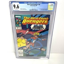 West Coast Avengers #46 CGC 9.6 1989 Marvel Comics 1st App Great Lakes Avengers - $65.44