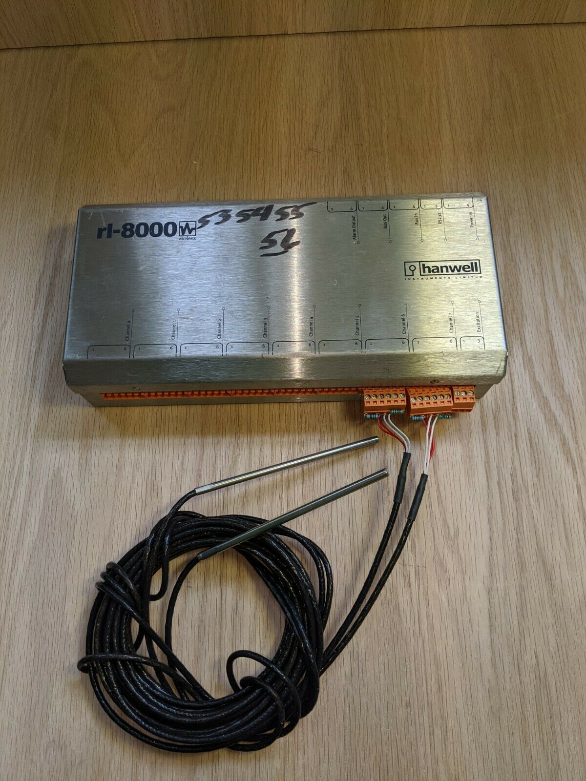 Hanwell RL8000 Radio Logger Transmitter RL-8000-HP with Probes - $382.50