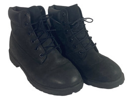 Timberland Hiking Boots Waterproof Black Lace Up 12907 Junior Big Kid Sz... - $72.89