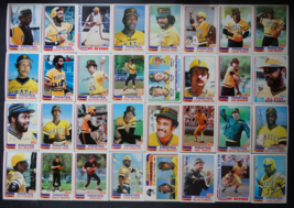 1982 Topps Pittsburgh Pirates Team Set of 32 Baseball Cards - £7.06 GBP