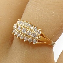 3Ct Round lab-Created Diamond Cluster Wedding Band Rings 14k Yellow Gold Plated - £84.12 GBP
