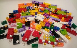 50pc. Lego Blocks with Swarovski Crystals Beads - £12.06 GBP