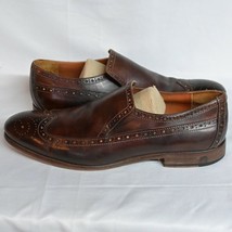 Donald J Pliner Zaza Brown Leather Wingtip Loafers Size 9.5 M. - $49.99