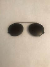 Calvin Klein Sunglass Pewter &amp; Green Lens Frame Clip-on 101C 45-22 Made ... - $20.00