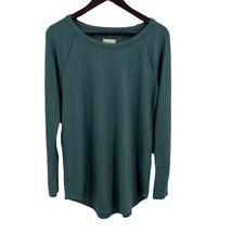 Chaser Women&#39;s Green Top Long Sleeves Loose Fit Casual Large - £12.76 GBP