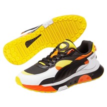 PUMA Wild Rider Vintage Mens Shoes Size 8.5 White/Carrot/Yellow - $79.19