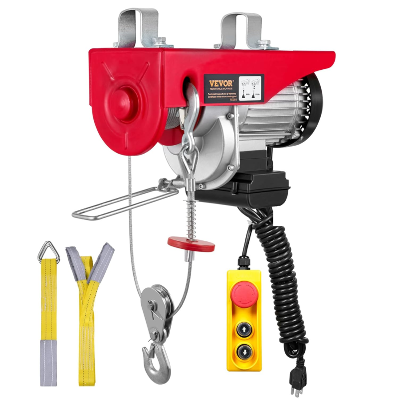  1320LBS Electric Winch, 110V Electric Hoist with Remote Control &amp; Singl... - $247.71