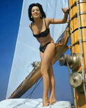 Linda Cristal Rare Full Length Bikini 8X10 Color Photo - $9.75