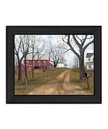 The Old Dirt Road 1 Black Framed Print Wall Art - €84,71 EUR