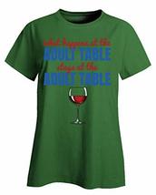 Jewish Tradition What Happens at The Adult Table - Ladies T-Shirt Irish Green - £26.26 GBP