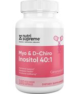 Nutri-Supreme Research Myo &amp; D-Chiro Inositol 40:1-180 Capsules - $42.13