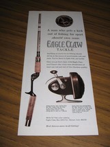 1966 Print Ad Eagle Claw Fishing Rods &amp; Reels Denver,CO - £7.41 GBP