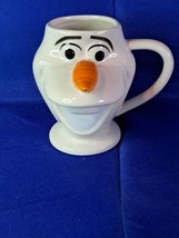 Disney Frozen II Olaf Face 3D Character Face 12 oz Coffee Mug Tea Cup Head - £13.32 GBP