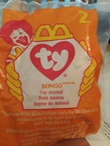 BONGO 1998 TY Teenie Beanie Babies McDonalds NEW in bag Bongo the Monkey - £7.87 GBP
