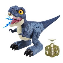 Allcele Dinosaur Toys, Rc Tyrannosaurus Rex Dinosaur Toys With Lights And Music, - £19.91 GBP