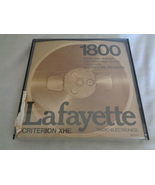 Lafayette Criterion XHE 1800 USED 7 ½ ips Sound Recording Tape (#5399) - £14.34 GBP