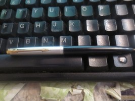 Vintage Parker ballpoint Pen Gold Arrow Clip Parts Repair Black Silver - £7.49 GBP