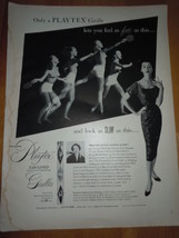 Vintage Playtex Fab Lined Girdle Print Magazine Advertisement  1952 - £3.92 GBP