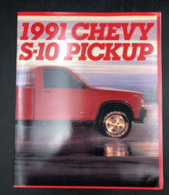 1991 Chevy S-10 Pickup Truck Chevrolet Dealer Sales Brochure Showroom Ca... - $9.49