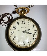 Antique Vintage Working 1950s60s UNITED Pocket Watch Mid Century Wall Cl... - €57,64 EUR