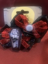 Halloween Glitter Shaker Hair, Clips, Coffin Bows Missing Coffin On One ... - $11.76