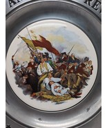 The Great American Revolution 1776  Battle Of Bunkers Hill Pewter Plate 10&quot; - €16,95 EUR