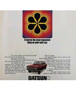 1970 Nissan Datsun Asterisk Car POE Prices Advertisement Automobilia DWII17 - $42.03 CAD