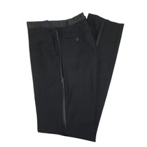 Men's Tuxedo Formal Pants Satin Side Trimmed Stretchable Waist Band 201-1 image 3