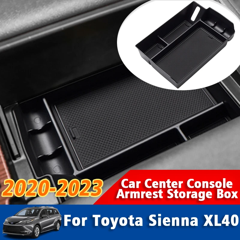 For Toyota Sienna 2020 2021 2022 2023 XL40 Car Center Console Armrest Storage - £28.89 GBP