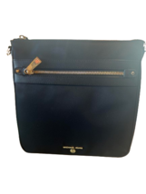Michael Kors Black Leather Handbag Jet Set Charm W/Strap New With Tag - $99.00