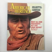 American Heritage Magazine November 1989 John Wayne in The Wimp Factor No Label - £15.11 GBP