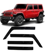 Tape-On Side Window Deflector Visors, Jeep Wrangler And Gladiator - $57.74