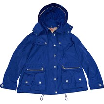 Burberry Brit Utility Jacket Hooded Raincoat 8 Petite 8P - £267.09 GBP