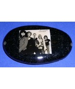 Heart Band Paperweight Laminated On A Rock Vintage 1980&#39;s Ann Nancy Wilson - $24.99