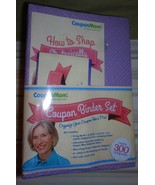 Coupon Mom!  Coupon Binder and EXTRAS Holds 300 Coupons Set NIP - Purple Plaid