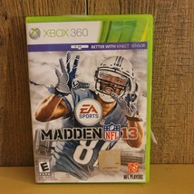 Madden NFL 13 Xbox 360 No Manual Tested And Works Calvin Johnson Megatron - £4.53 GBP