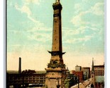Soldiers and Sailors Monument Indianapolis Indiana IN 1910 DB Postcard J18 - £1.51 GBP