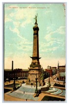 Soldiers and Sailors Monument Indianapolis Indiana IN 1910 DB Postcard J18 - £1.50 GBP