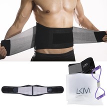 Lower Back Brace For Men And Women By LKM Lumbar Support Belt, Back Comp... - $34.65