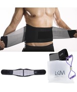 Lower Back Brace For Men And Women By LKM Lumbar Support Belt, Back Comp... - $34.65
