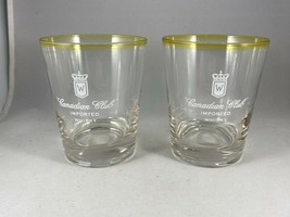 Set of Two 2 Canadian Club Whisky Whiskey Logo Bar Glasses Tumblers Liquor - $225.80 MXN